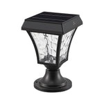 LED Solar Pillar Lights Outdoor Waterproof Cast Aluminum - Lamp Outdoor