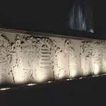 Solar Powered LED Metal Well Light - Lamp Outdoor