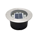 Solar Powered LED Metal Well Light - Lamp Outdoor