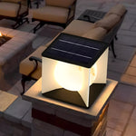 Square Stainless Steel Outdoor Waterproof a pillar lights with Acrylic Lampshade - Lamp Outdoor