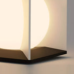 Square Stainless Steel Outdoor Waterproof a pillar lights with Acrylic Lampshade - Lamp Outdoor