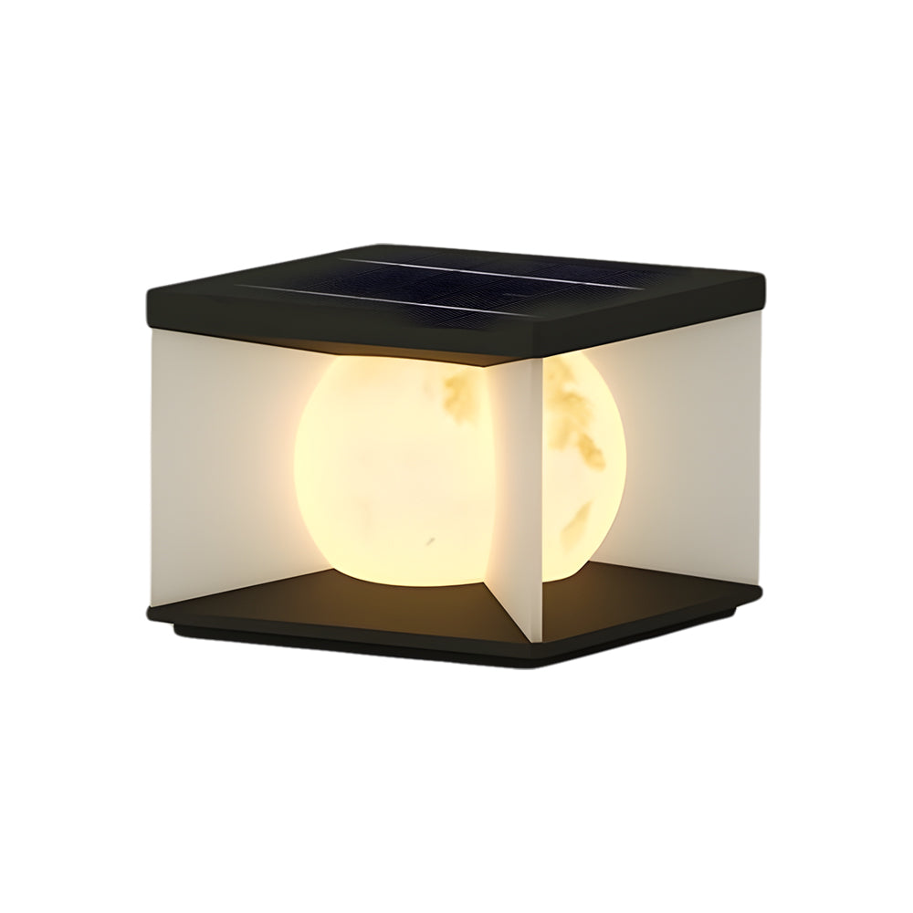 Square Stainless Steel Outdoor Waterproof a pillar lights with Acrylic Lampshade - Lamp Outdoor