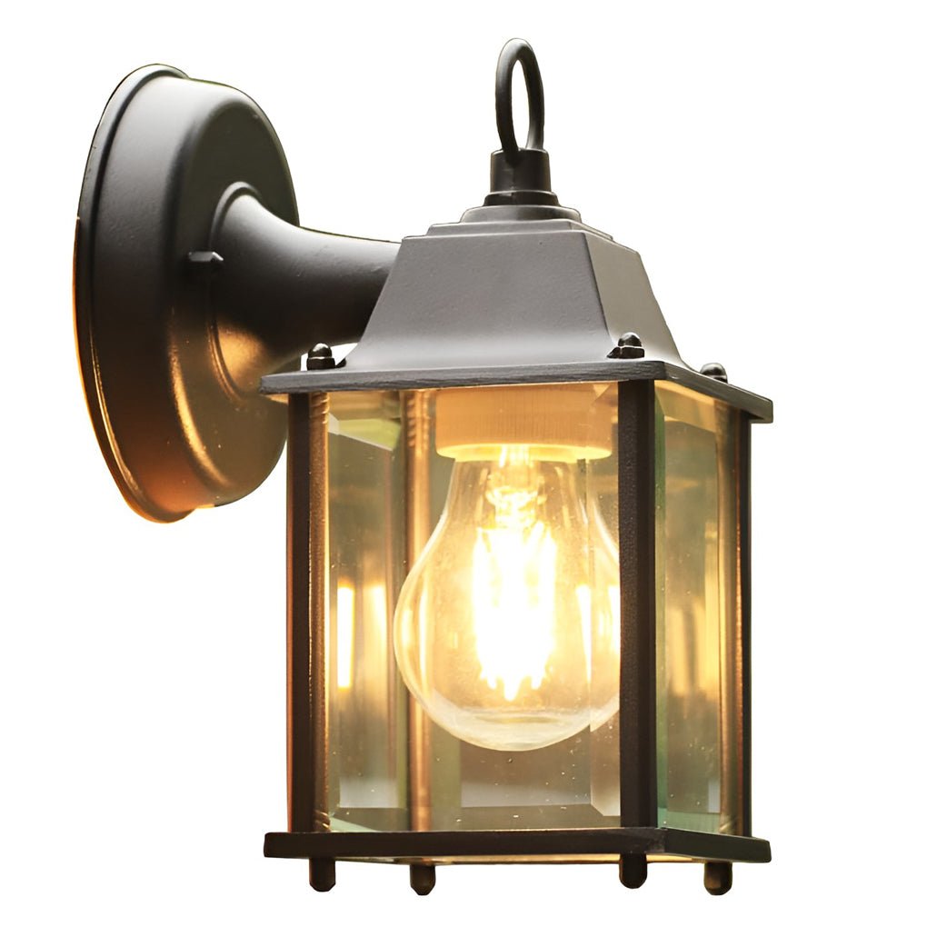 Square Glass Wall Lamp Outdoor Wall Sconce Lighting LED Waterproof Wall Lights - Lamp Outdoor