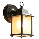 Square Glass Wall Lamp Outdoor Wall Sconce Lighting LED Waterproof Wall Lights - Lamp Outdoor
