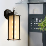 Square Glass Wall Lamp Outdoor Wall Sconce Lighting LED Waterproof Wall Lights - Lamp Outdoor