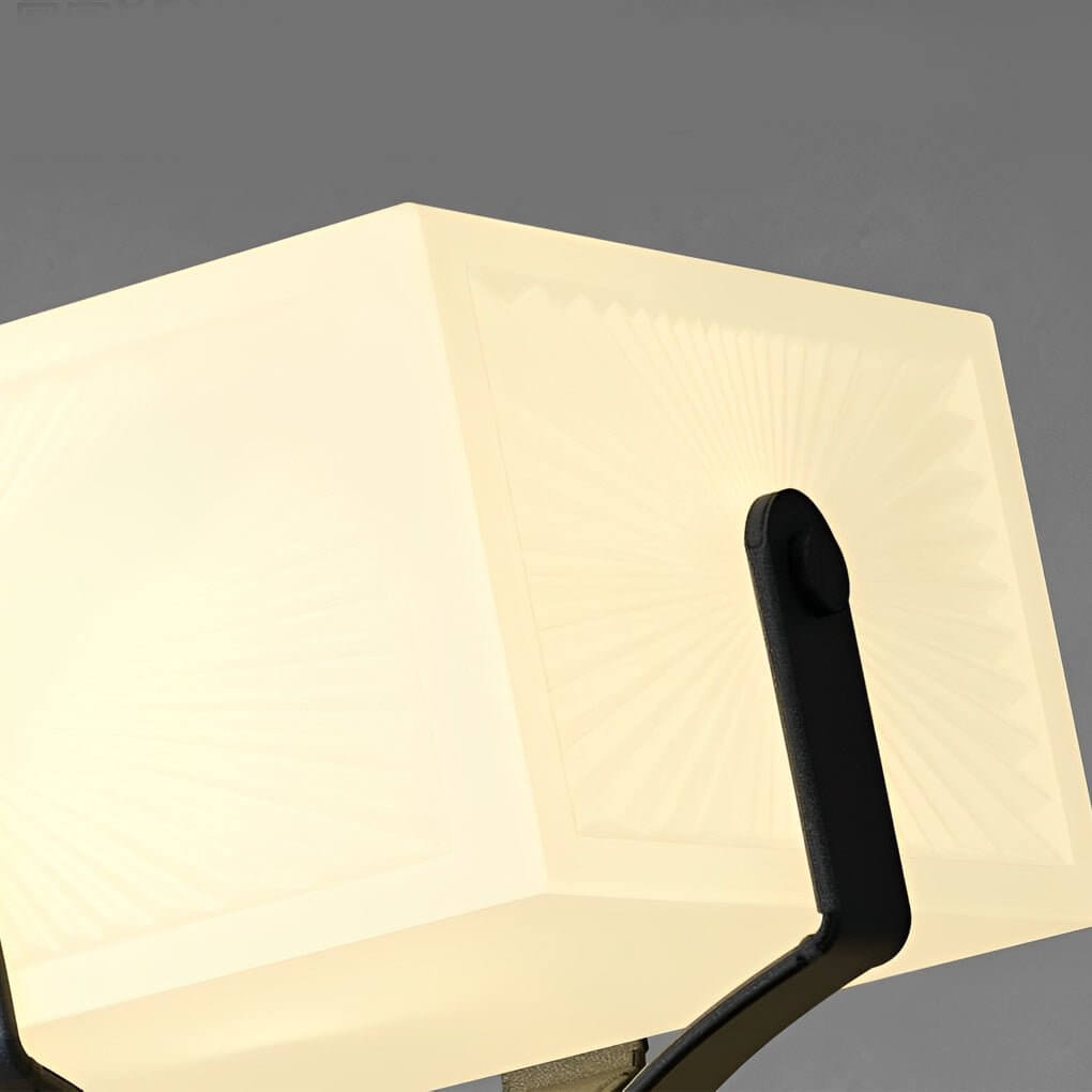 Square IP65 Waterproof LED Creative Modern Solar Fence Post Lights - Lamp Outdoor