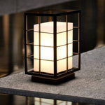 Black Modern Floor Lamp Waterproof Stainless Steel - Lamp Outdoor