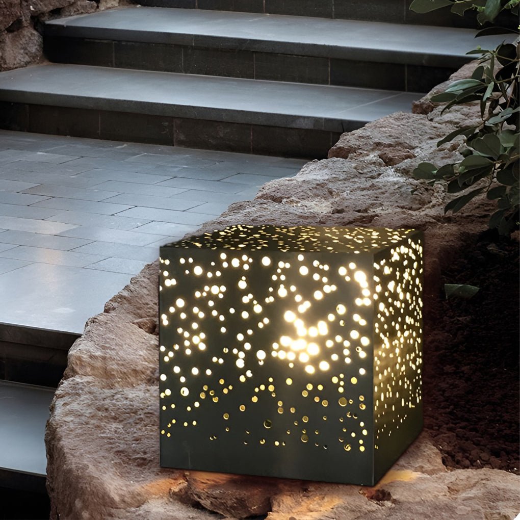 Square LED Outdoor Post Lights Pillar Light Deck Post Lights Garden Lights - Lamp Outdoor