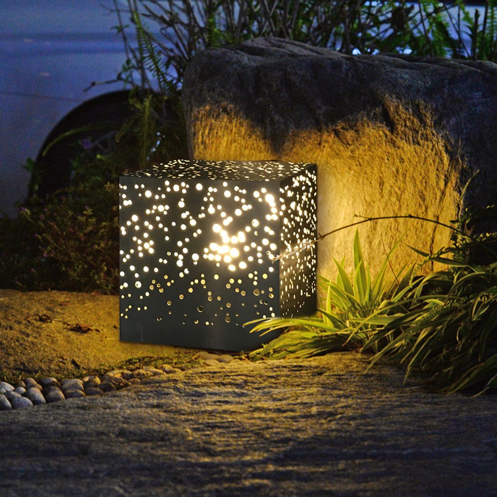Square LED Outdoor Post Lights Pillar Light Deck Post Lights Garden Lights - Lamp Outdoor