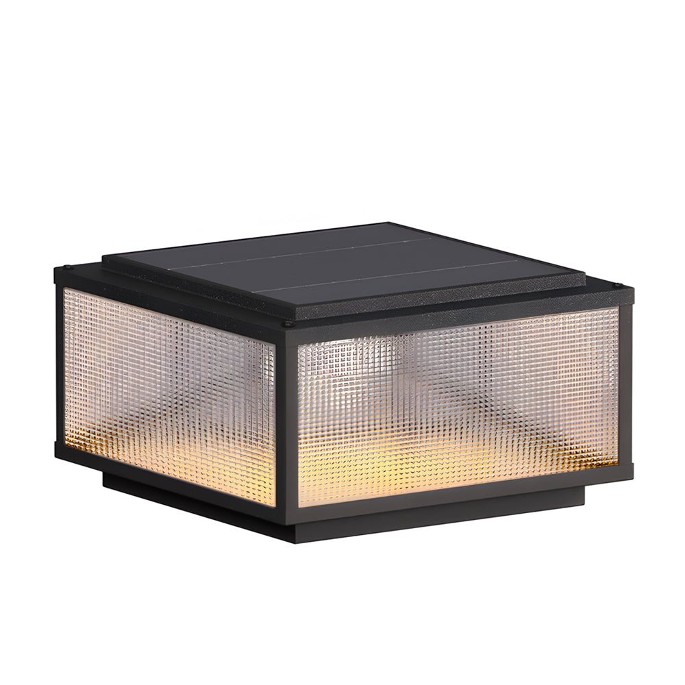 Outdoor Pillar Light Fixtures Cast Aluminum Square Waterproof - Lamp Outdoor