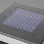 Square Metal Solar Garden Light LED Outdoor Light Post Waterproof Fence Column Head Lamp Pillar Light - Lamp Outdoor