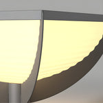Square Metal Solar Garden Light LED Outdoor Light Post Waterproof Fence Column Head Lamp Pillar Light - Lamp Outdoor