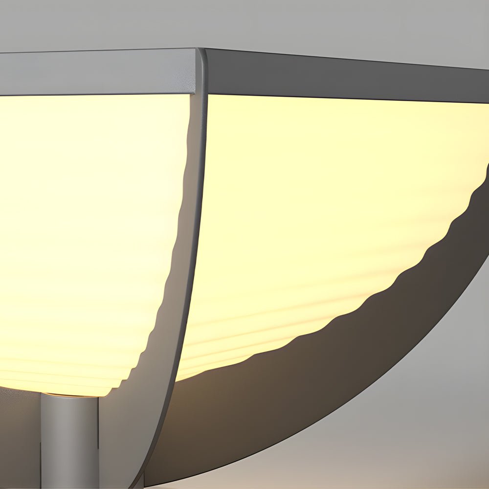 Square Metal Solar Garden Light LED Outdoor Light Post Waterproof Fence Column Head Lamp Pillar Light - Lamp Outdoor