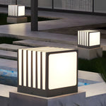 Square Outdoor Column Deck Fence Post Light Waterproof for Garden - Lamp Outdoor