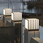 Square Outdoor Column Deck Fence Post Light Waterproof for Garden - Lamp Outdoor