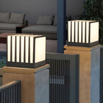 Square Outdoor Column Deck Fence Post Light Waterproof for Garden - Lamp Outdoor