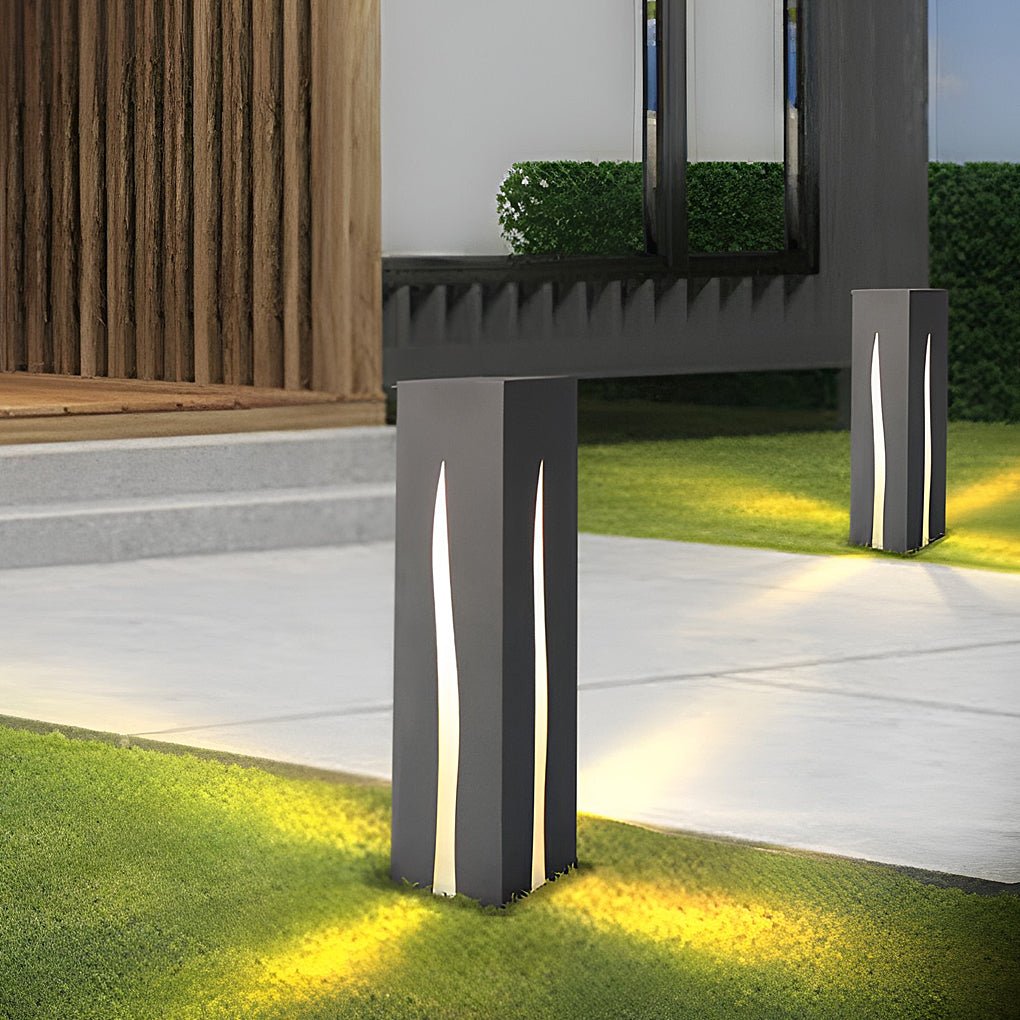 Elegant Rectangular Garden Pathway Lights Landscape LED Outdoor Illumination - Lamp Outdoor