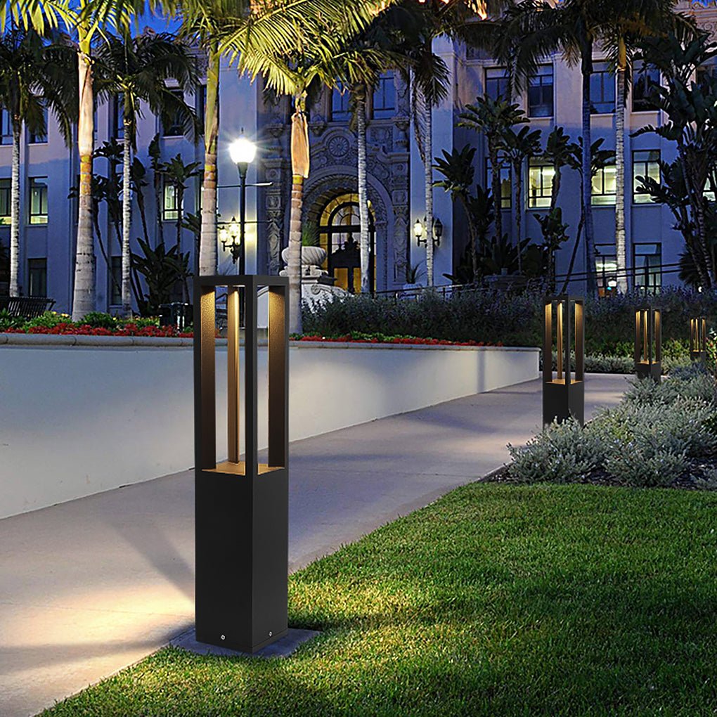 Square Stainless Steel LED Outdoor Landscape Lawn Light - Lamp Outdoor