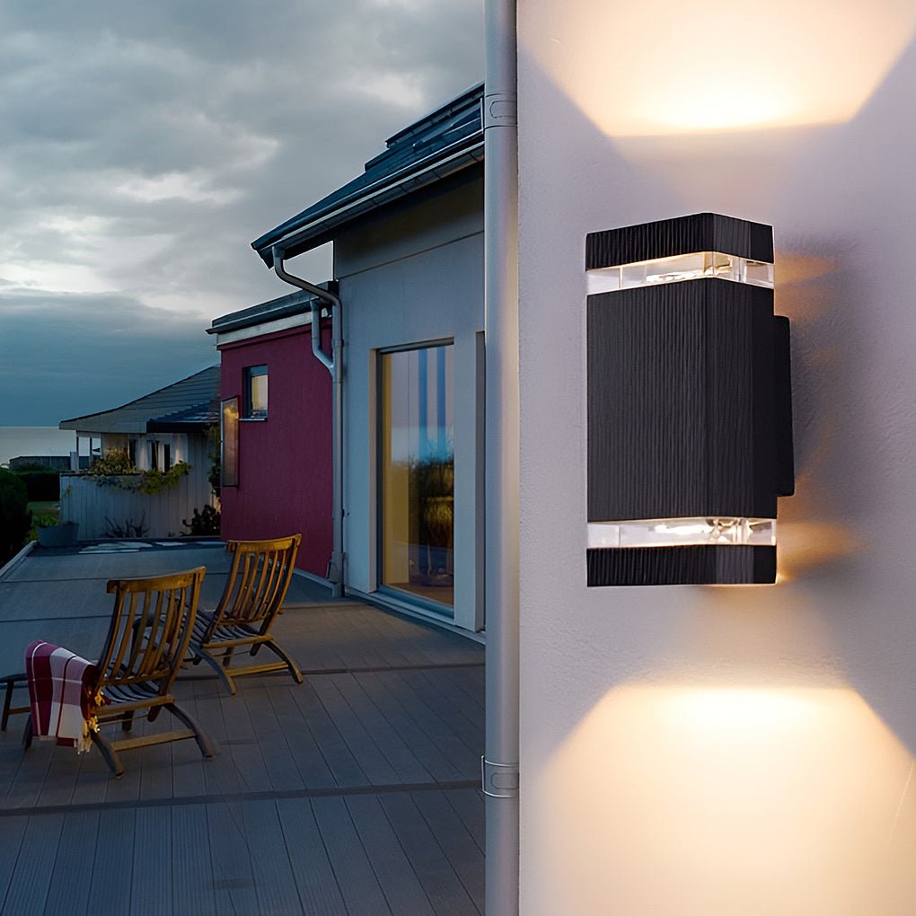 Square Up and Down Lights LED Outdoor Wall Lights Wall Sconce Lighting Wall Lamp - Lamp Outdoor