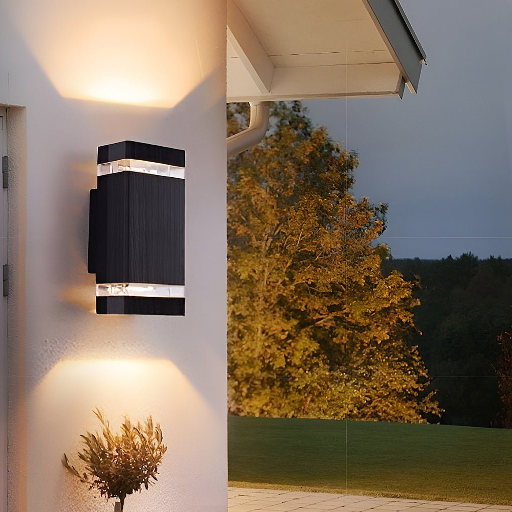 Square Up and Down Lights LED Outdoor Wall Lights Wall Sconce Lighting Wall Lamp - Lamp Outdoor