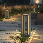 Outdoor Arch LED Solar Lawn Lights Modern Minimalist Style - Lamp Outdoor