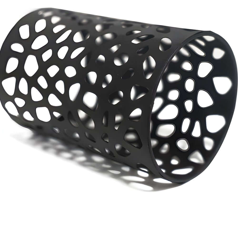 Stylish Black Solar Stake Pathway Light with Flamed SMD LEDs - 22.4 Inches Tall - Lamp Outdoor