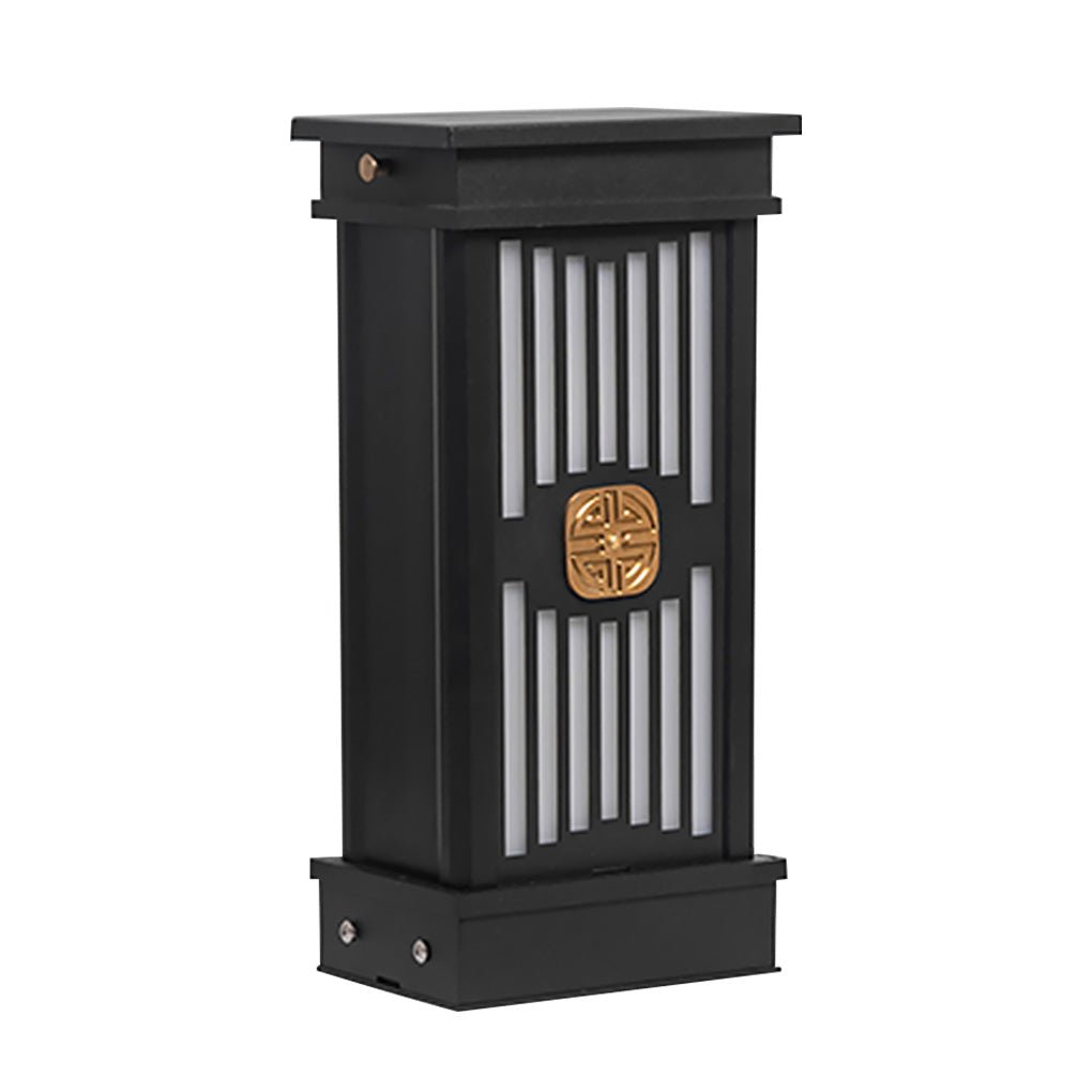 Traditional LED Post Light Retro Black Waterproof Outdoor Garden Lighting - Lamp Outdoor