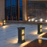 Traditional LED Post Light Retro Black Waterproof Outdoor Garden Lighting - Lamp Outdoor