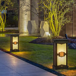 Traditional LED Post Light Retro Black Waterproof Outdoor Garden Lighting - Lamp Outdoor