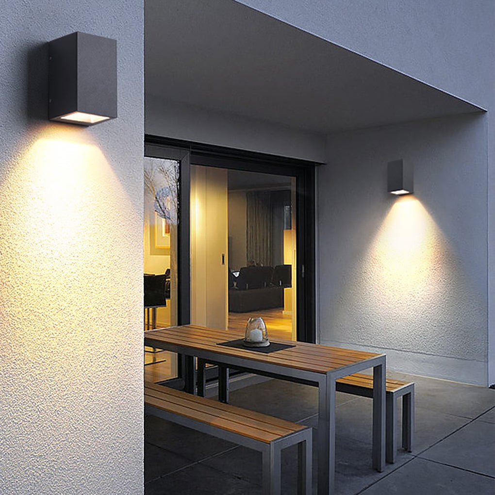 Two Light Effect Optional Waterproof LED Wall Light for Outdoor Villa Courtyard - Lamp Outdoor