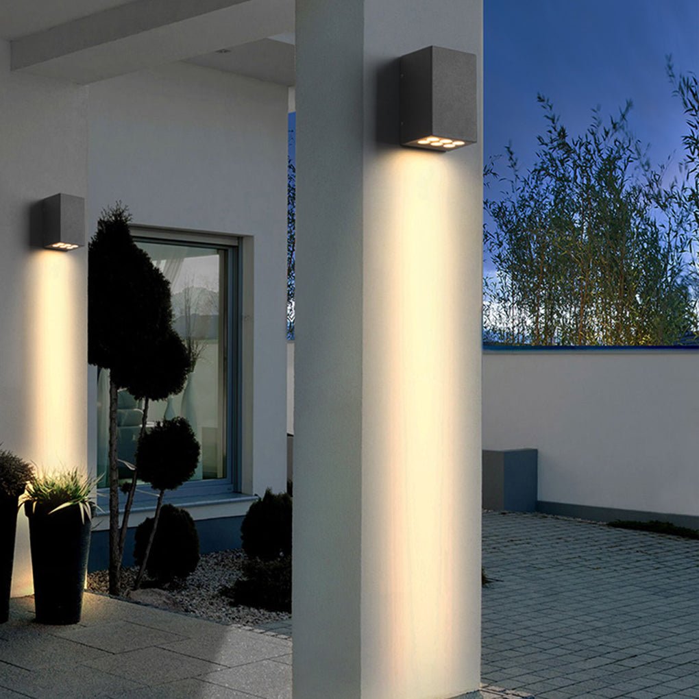 Two Light Effect Optional Waterproof LED Wall Light for Outdoor Villa Courtyard - Lamp Outdoor