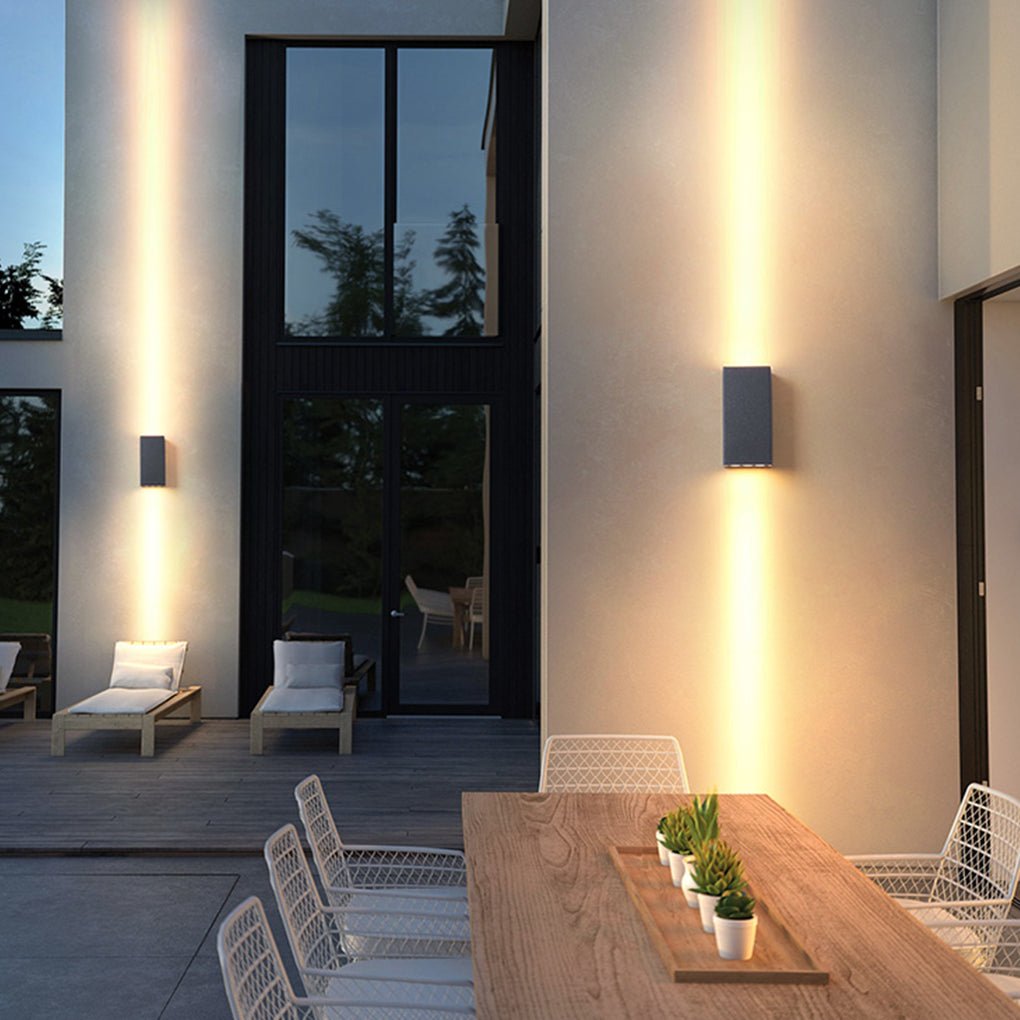 Two Light Effect Optional Waterproof LED Wall Light for Outdoor Villa Courtyard - Lamp Outdoor