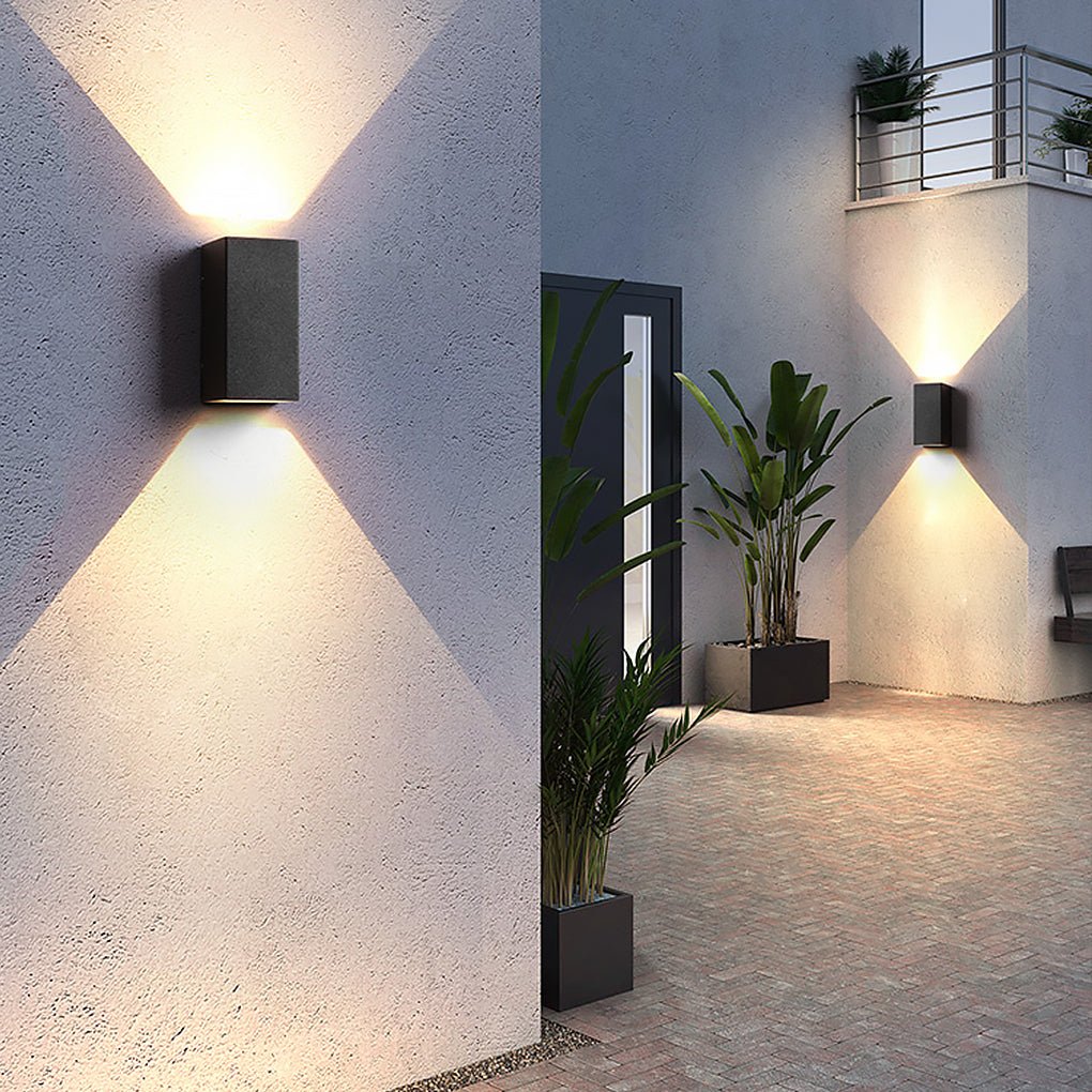 Two Light Effect Optional Waterproof LED Wall Light for Outdoor Villa Courtyard - Lamp Outdoor