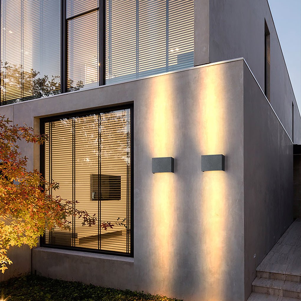 Gorgeous Led Up Down Exterior Lights Modern Outdoor Wall Lighting - Lamp Outdoor