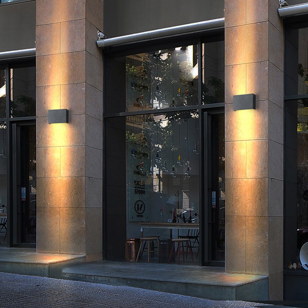 Gorgeous Led Up Down Exterior Lights Modern Outdoor Wall Lighting - Lamp Outdoor