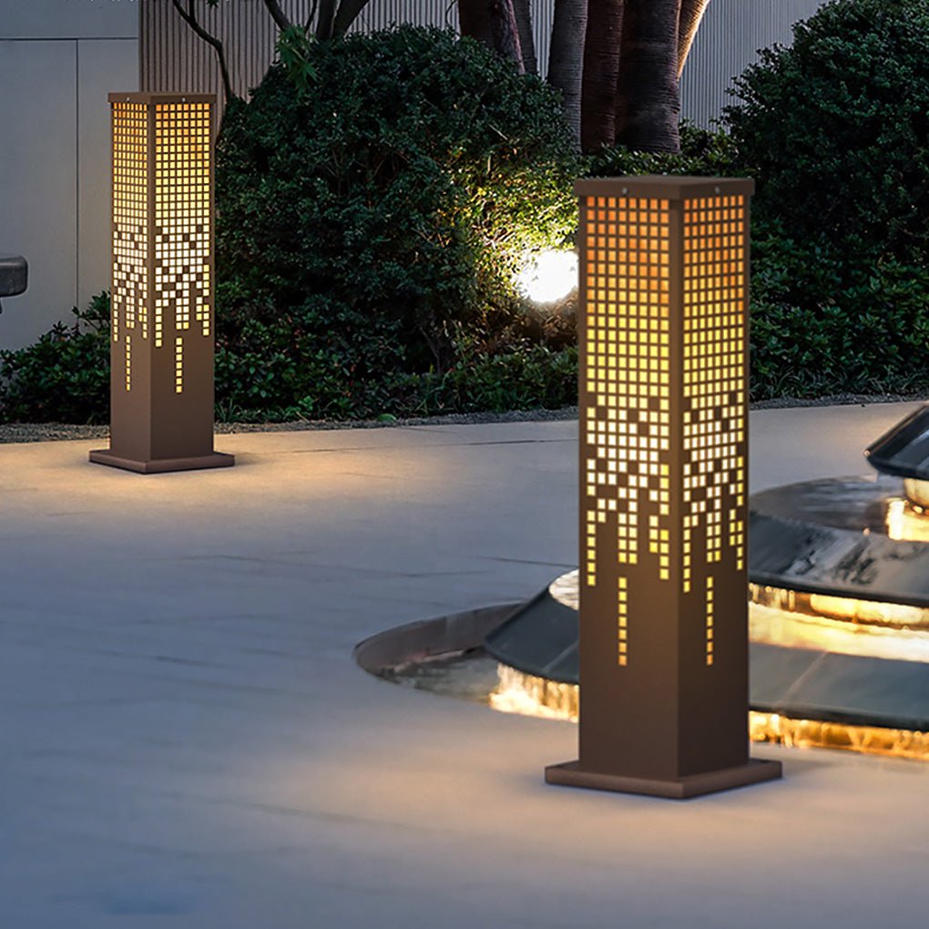 Stylish Stainless Steel LED Bollard Lights for Outdoor Landscape Illumination - Lamp Outdoor
