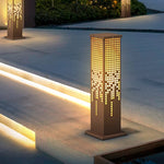Stylish Stainless Steel LED Bollard Lights for Outdoor Landscape Illumination - Lamp Outdoor