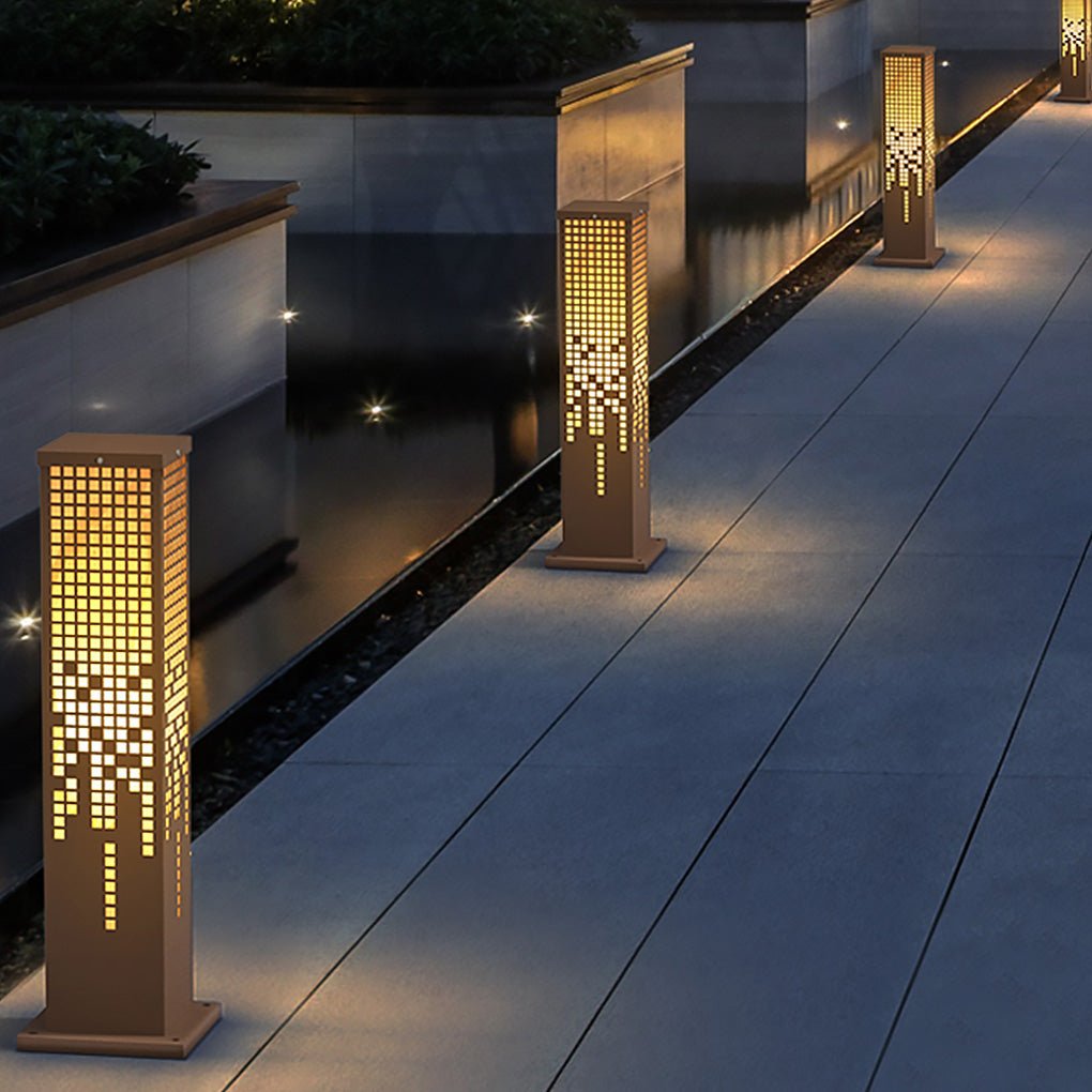 Stylish Stainless Steel LED Bollard Lights for Outdoor Landscape Illumination - Lamp Outdoor