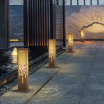 Stylish Stainless Steel LED Bollard Lights for Outdoor Landscape Illumination - Lamp Outdoor
