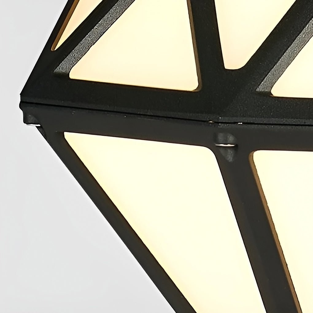 Unique Diamond-shaped LED Post Lights Outdoor Lights Waterproof Fence Post Lights - Lamp Outdoor