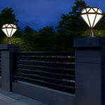 Unique Diamond-shaped LED Post Lights Outdoor Lights Waterproof Fence Post Lights - Lamp Outdoor