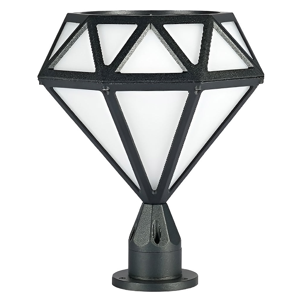 Unique Diamond-shaped LED Post Lights Outdoor Lights Waterproof Fence Post Lights - Lamp Outdoor