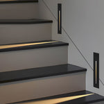Vertical Motion Sensor LED Stair Light Wall Recessed Contemporary Lighting For Indoor and Outdoor Steps - Lamp Outdoor