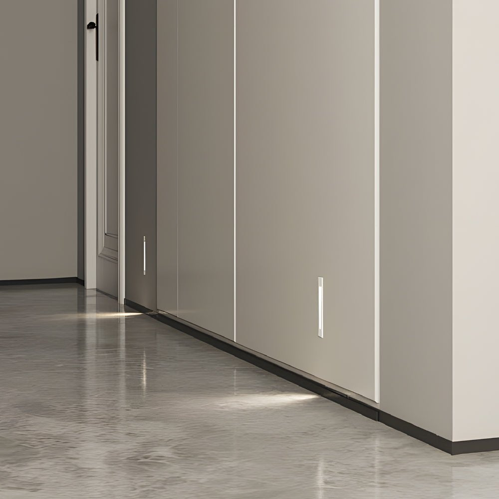 Vertical Motion Sensor LED Stair Light Wall Recessed Contemporary Lighting For Indoor and Outdoor Steps - Lamp Outdoor