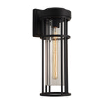 Waterproof Black Outdoor Wall Sconce Light Glass Lampshade Design - Lamp Outdoor