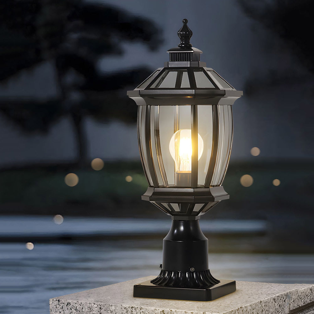 LED Waterproof Solar Column Pillar Lights for Garden - Lamp Outdoor
