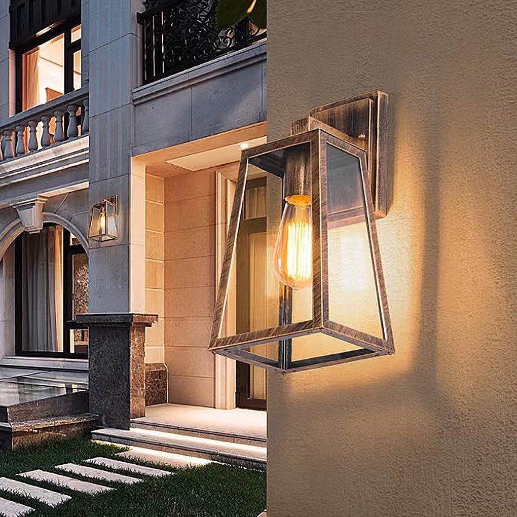 Vintage Industrial Style Glass Sconce Waterproof Outdoor Wall Lights Wall Lamp - Lamp Outdoor