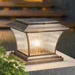 Waterproof Copper Outdoor Pillar Light European style - Lamp Outdoor