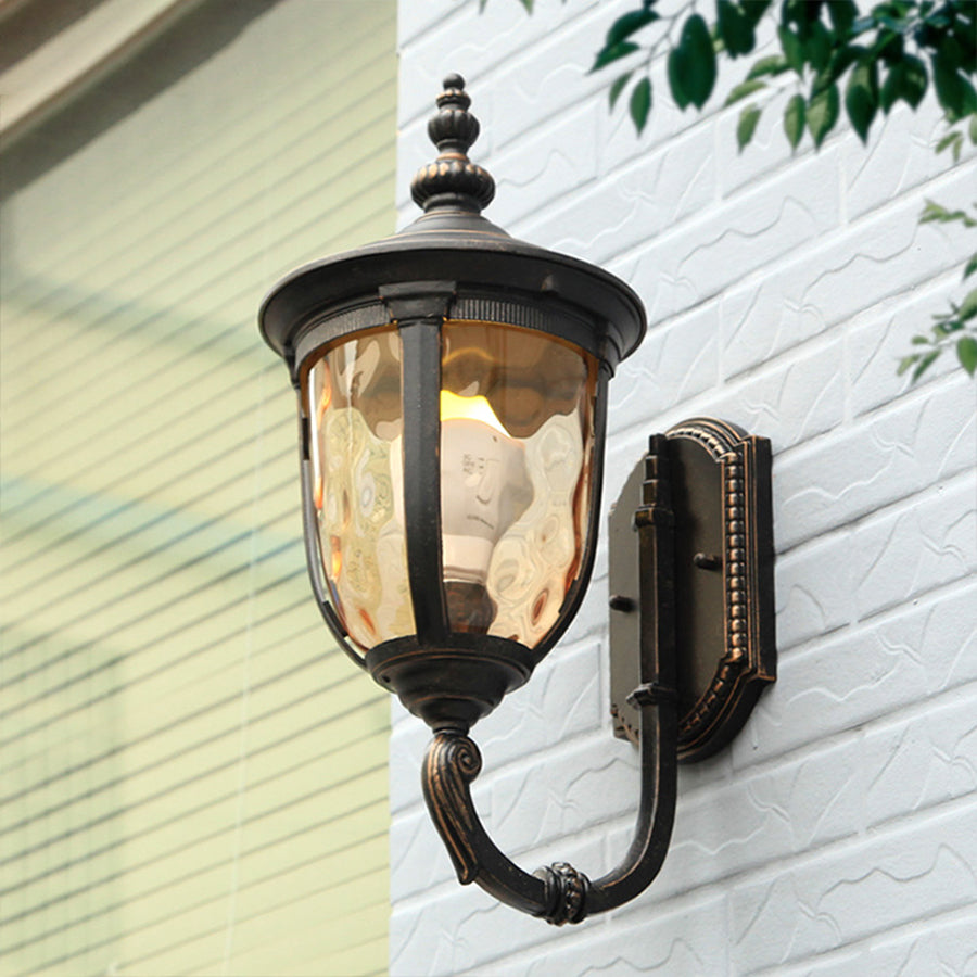 Waterproof Copper Outdoor Wall Light Retro Style - Lamp Outdoor