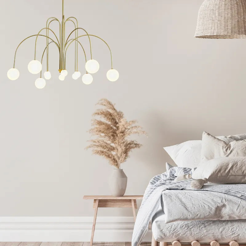 Monica Pendant Light Double Layer Glass Bubble - Lamp Outdoor